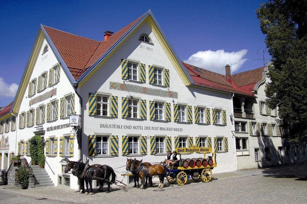 Braustuble Und Hotel Zur Post Weiler-Simmerberg Esterno foto